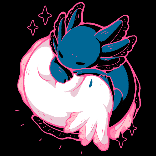 xMorfina - Motiv: Axolotl Ying Yang